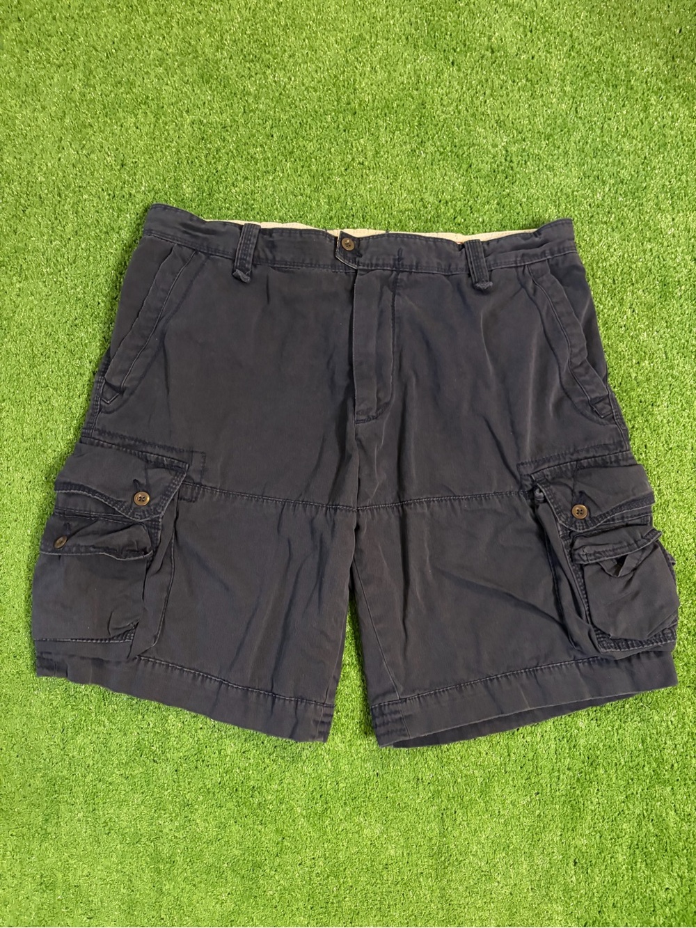 Vintage Polo Ralph Lauren Blue Baggy Cargo Shorts